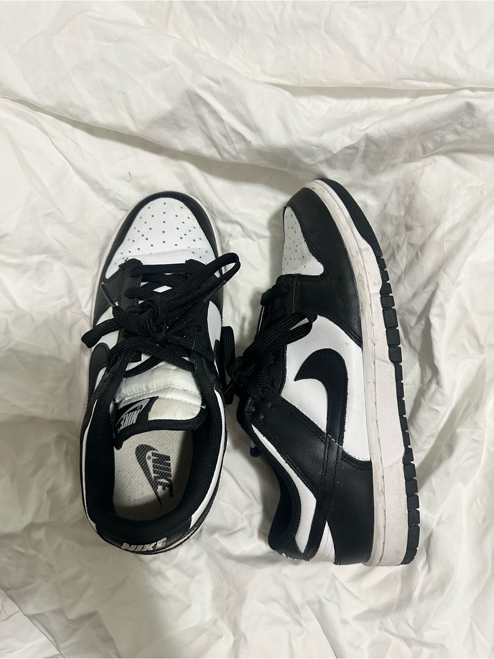 Nike Black and White Low-Top Sneakers